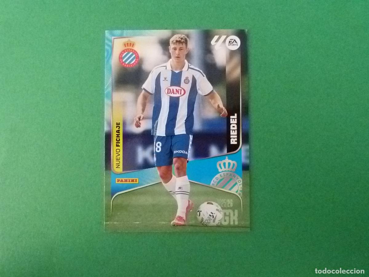 Cromos de f&uacute;tbol: TRADING CARD FUTBOL RIEDEL R.C.D.ESPA&Ntilde;OL-ESPANYOL N&ordm; 488 LIGA MEGACRACKS 2025-2026/25