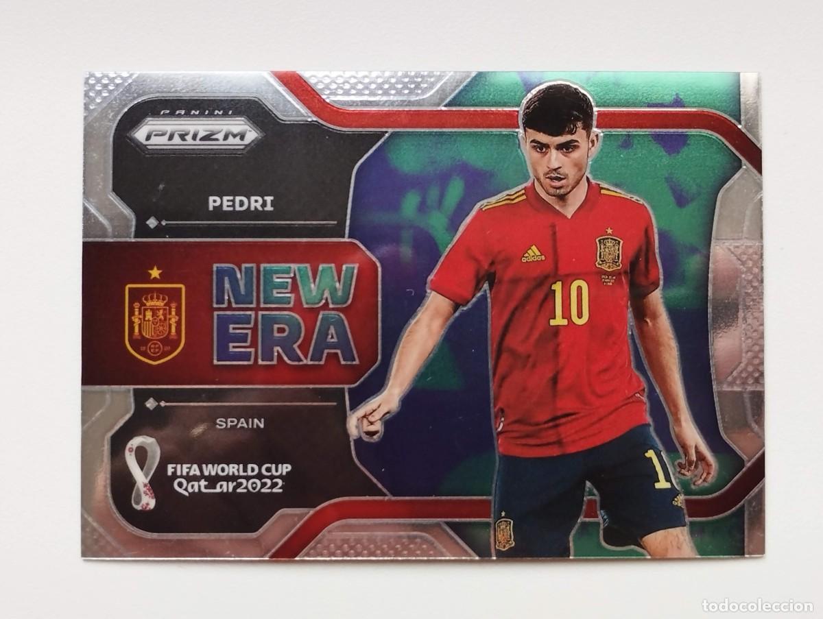 Cromos de f&uacute;tbol: CROMO CARD PANINI PRIZM NEW ERA FIFA WORLD CUP QATAR 2022 PEDRI 18 ESPA&Ntilde;A