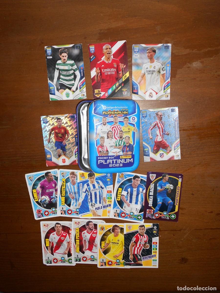 Cromos de f&uacute;tbol: LOTE de 14 CROMOS ADRENALYN VARIADOS + CAJITA de PANINI TRADING CARD - DISPONGO de mas CROMOS - 1&euro;y+