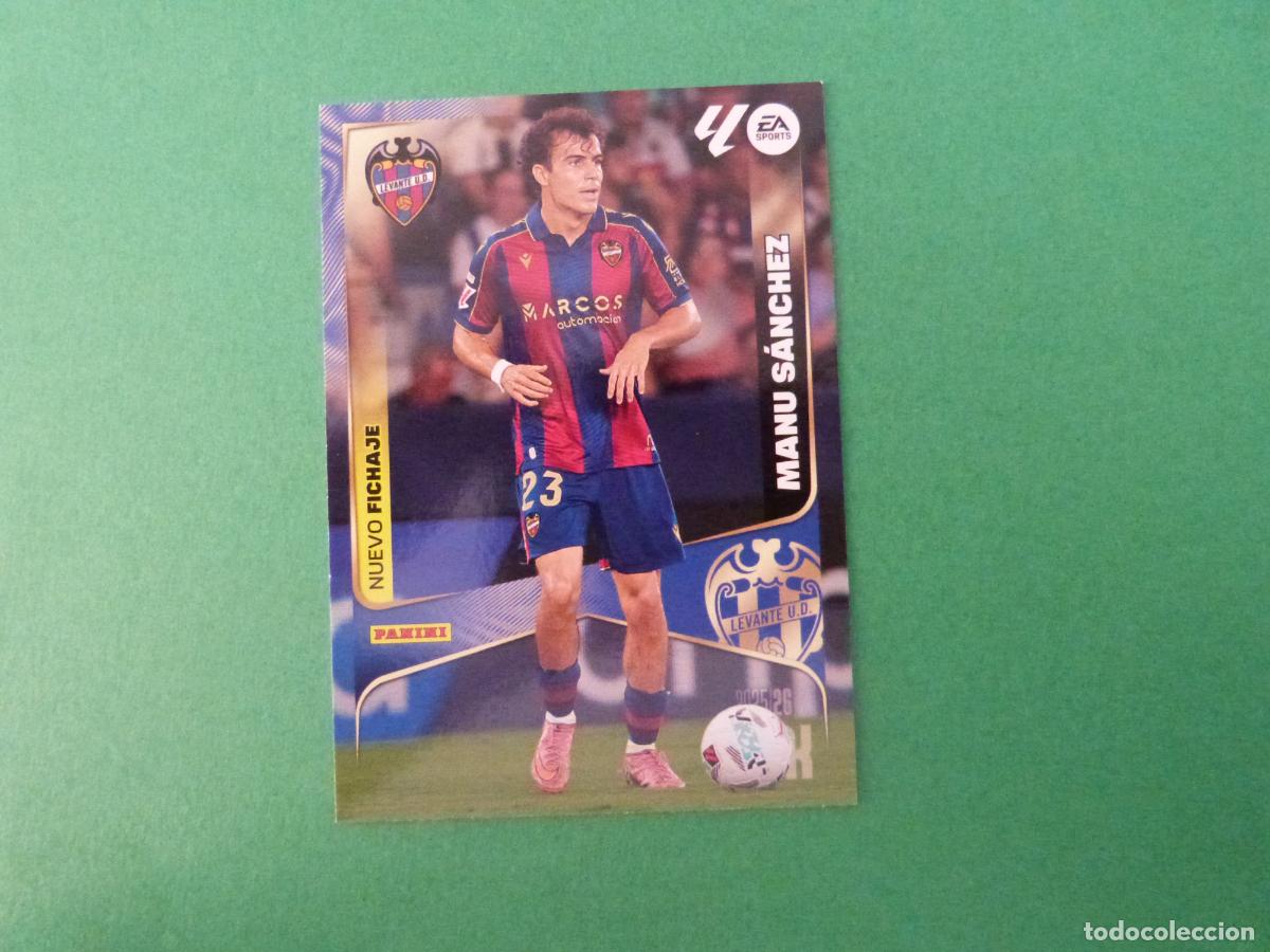 Cromos de f&uacute;tbol: TRADING CARD FUTBOL S&Aacute;NCHEZ LEVANTE U.D. N&ordm; 477 LIGA MEGACRACKS 2025-2026/25