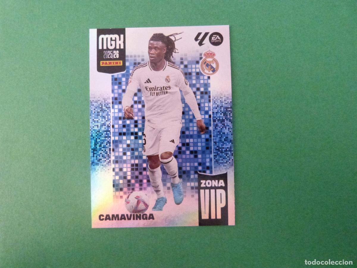 Cromos de f&uacute;tbol: TRADING CARD FUTBOL CAMAVINGA REAL MADRID C.F. N&ordm; 391 VIP LIGA MEGACRACKS 2025-2026/25