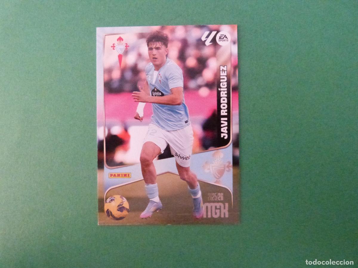 Cromos de f&uacute;tbol: TRADING CARD FUTBOL JAVI RODRIGUEZ CELTA DE VIGO N&ordm; 112 LIGA MEGACRACKS 2025-2026/25