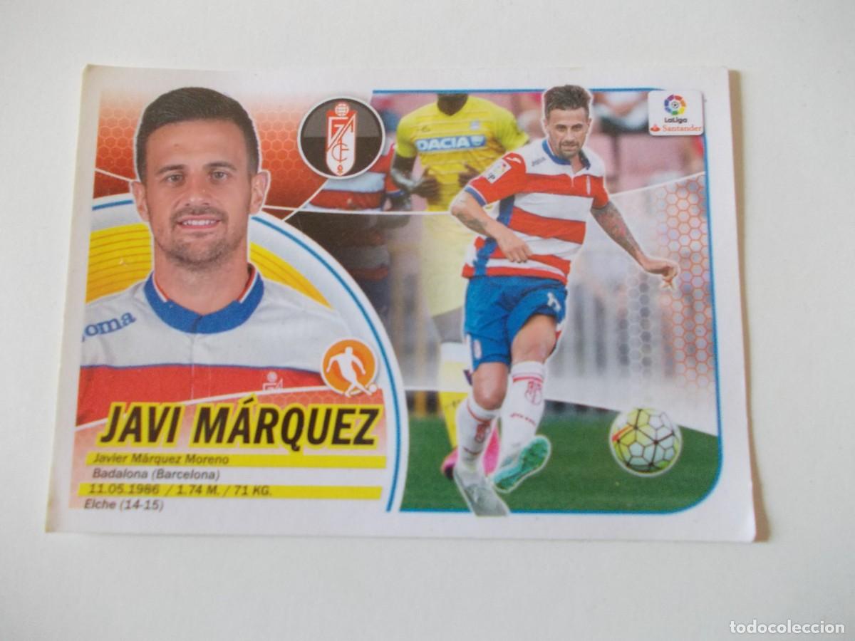 Cartes &agrave; collectionner de Football: Cromo Javi M&aacute;rquez Granada CF Panini LaLiga 2016 2017 n&uacute;mero 11 jugador f&uacute;tbol colecci&oacute;n