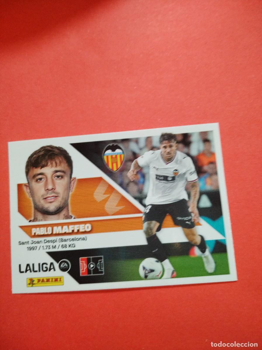 Cromos de f&uacute;tbol: ESTE 2026 2027 FICHAJE N 28 MAFFEO DEL VALENCIA