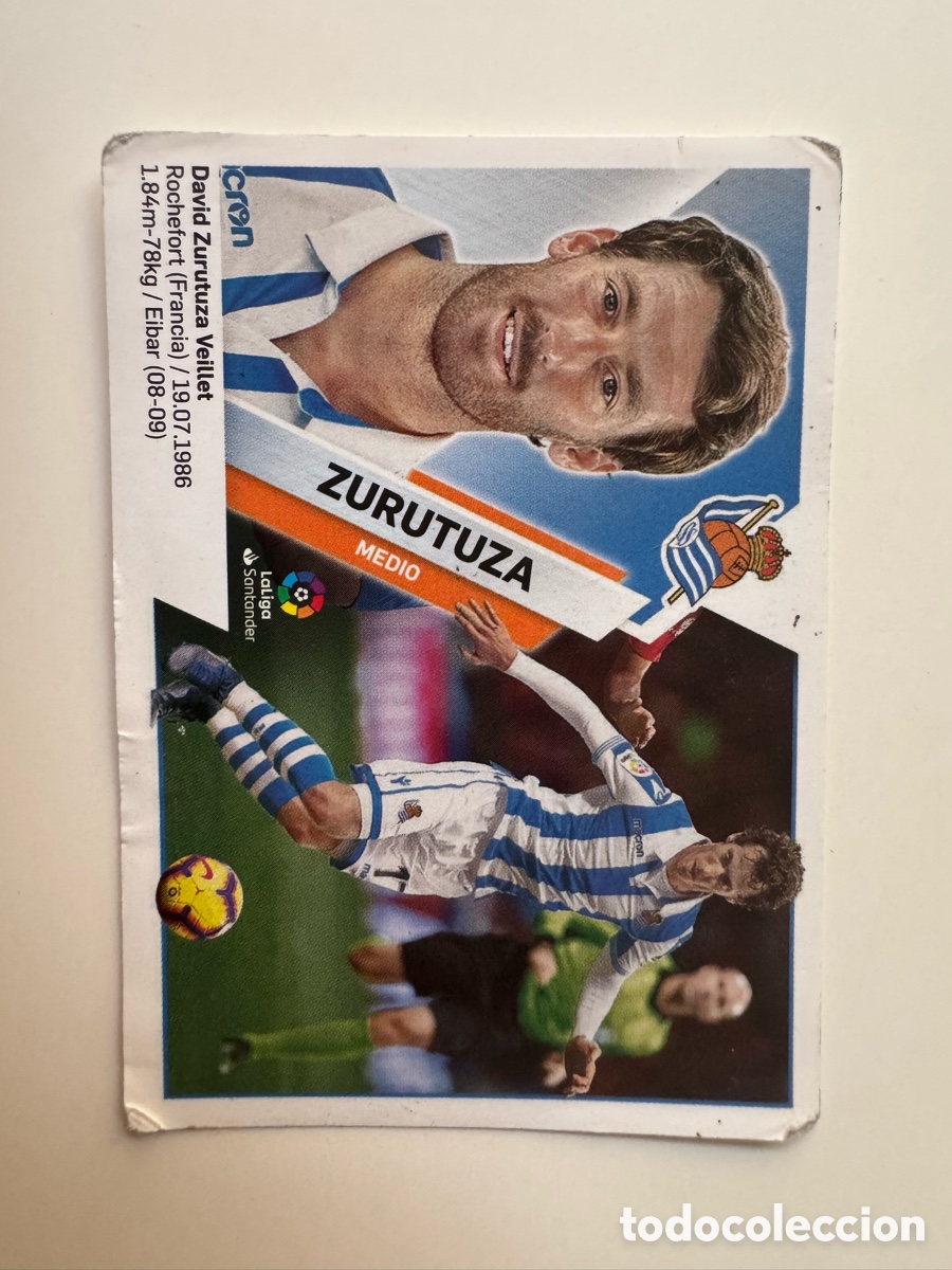 Football Stickers: PANINI LIGA ESTE 2019-2020 19 20 &ndash; N&ordm; 11 A &ndash; zurutuza Real Sociedad