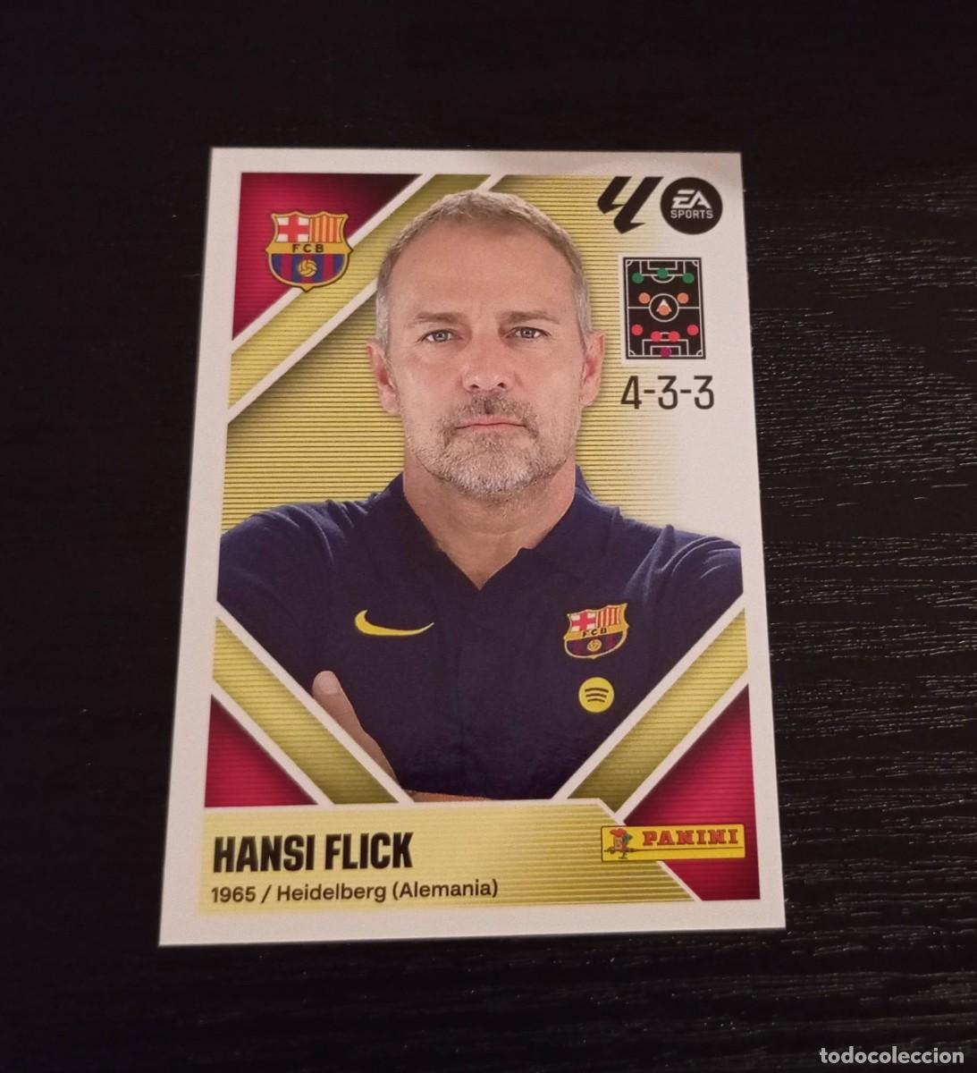 Cromos de f&uacute;tbol: -ESTE 26-27 : ENTRENADOR HANSI FLICK ( BARCELONA )