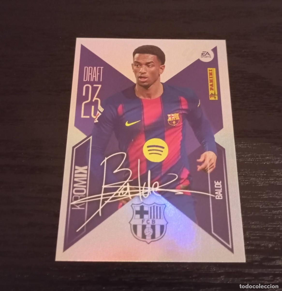Cromos de f&uacute;tbol: -ESTE 26-27 : BALDE ( BARCELONA ) -- DRAFT 23 KROMIX N&ordm; K 2 --
