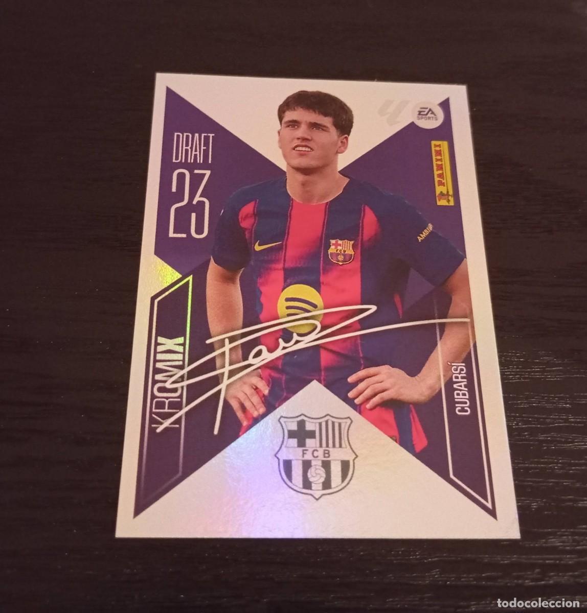 Cromos de f&uacute;tbol: -ESTE 26-27 : CUBARSI ( BARCELONA ) -- DRAFT 23 KROMIX N&ordm; K 6 --