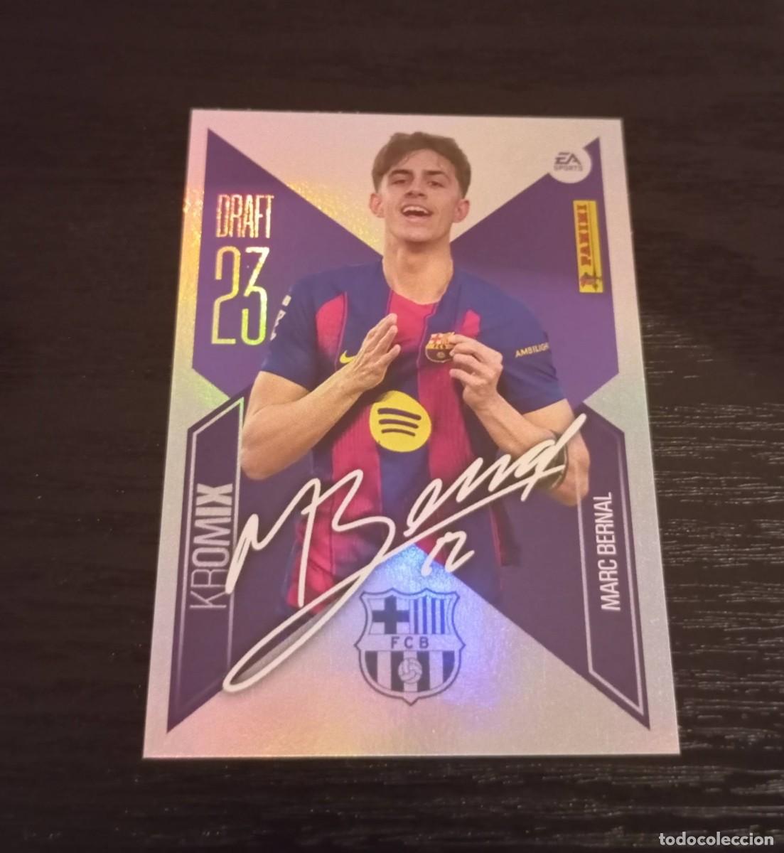 Cromos de f&uacute;tbol: -ESTE 26-27 : MARC BERNAL ( BARCELONA ) -- DRAFT 23 KROMIX N&ordm; K 15 --