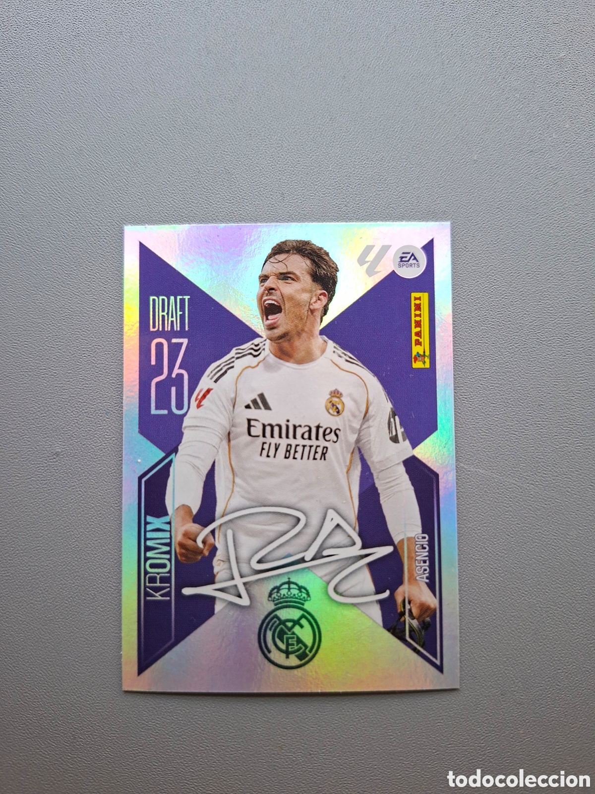 Cromos de f&uacute;tbol: Asencio Kromix K1 Real Madrid - Liga este 2026 2027 26 27