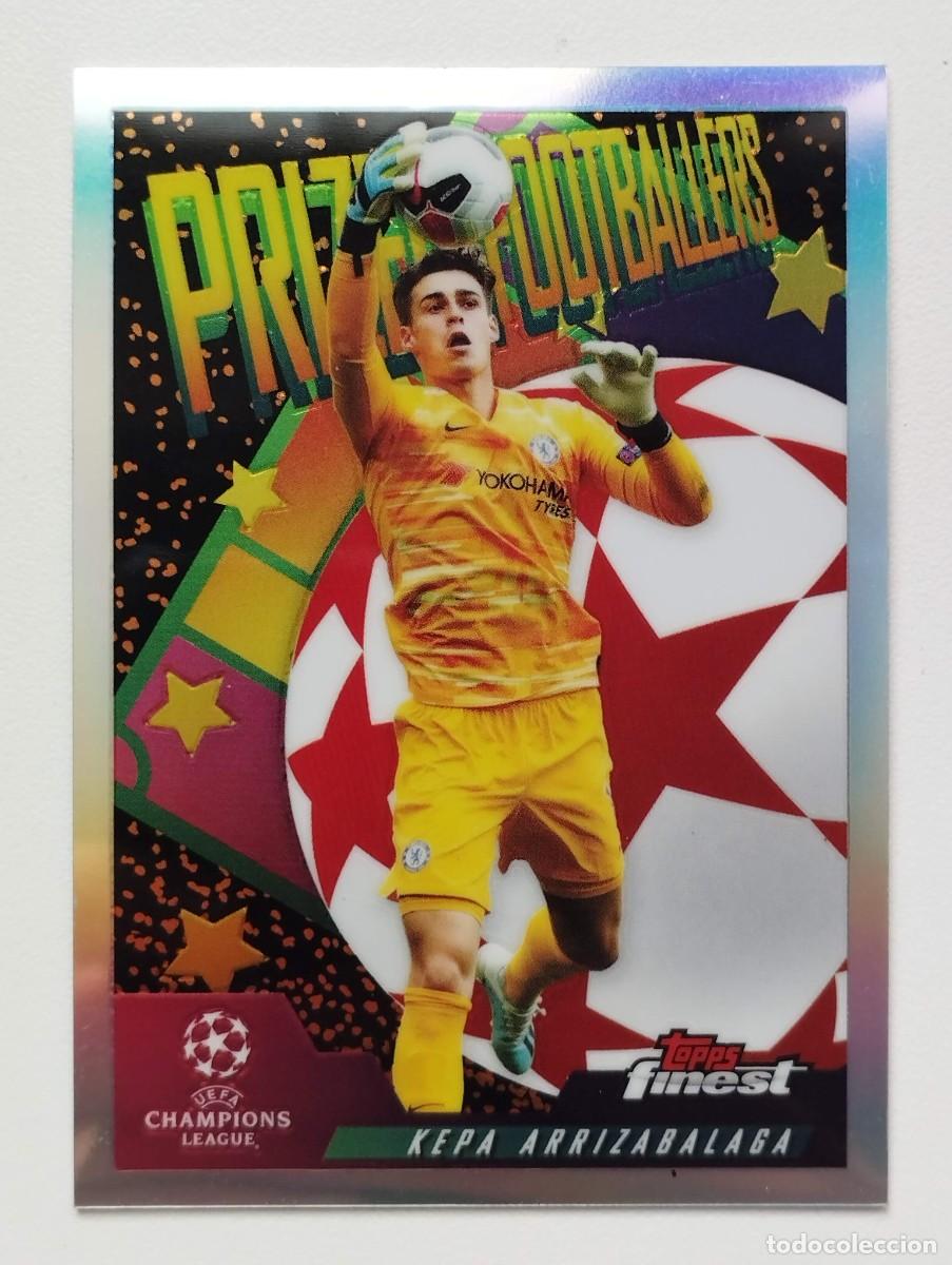 Cromos de f&uacute;tbol: CROMO CARD TOPPS FINEST PRIZED FOOTBALLERS 2019 2020 19 20 KEPA ARRIZABALAGA PF-K CHELSEA