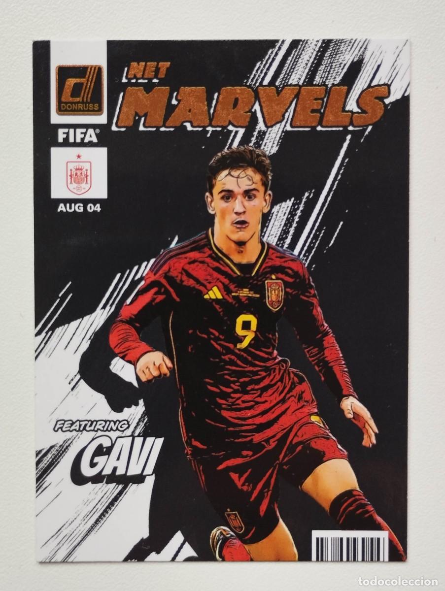 Cromos de f&uacute;tbol: CROMO CARD PANINI DONRUSS SOCCER 2022 2023 22 23 GAVI 21 NET MARVELS ESPA&Ntilde;A