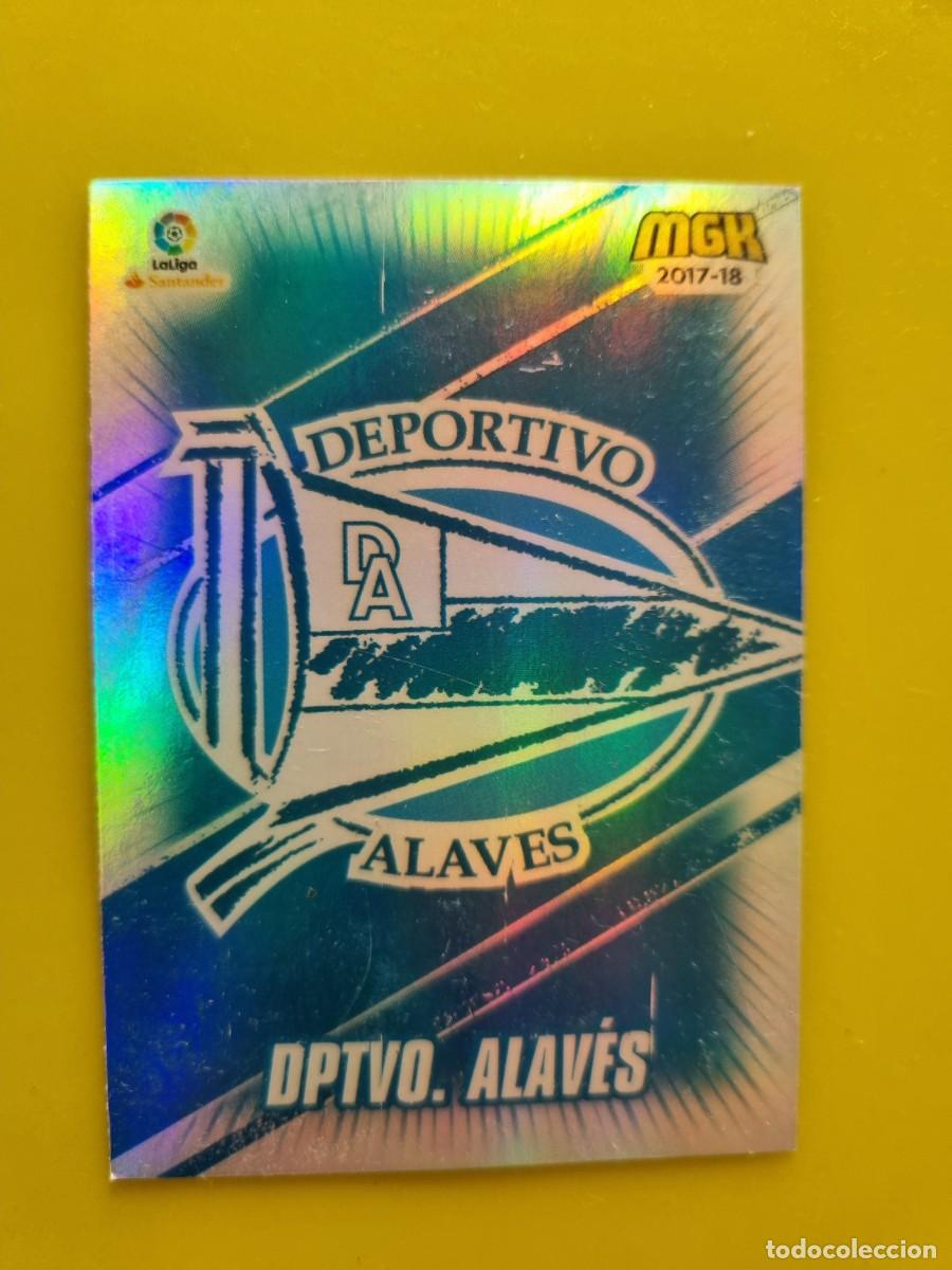 Figurine di Calcio: CROMO FUTBOL MEGACRACKS 1 DEPORTIVO ALAVES ESCUDO 17 18 2017 2018 AR1026
