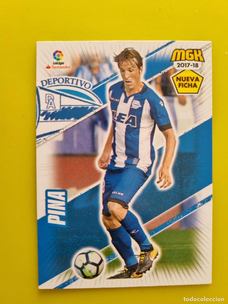 Cromos de f&uacute;tbol: CROMO FUTBOL MEGACRACKS 12 BIS PINA DPTVO ALAVES 17 18 2017 2018 AR1026