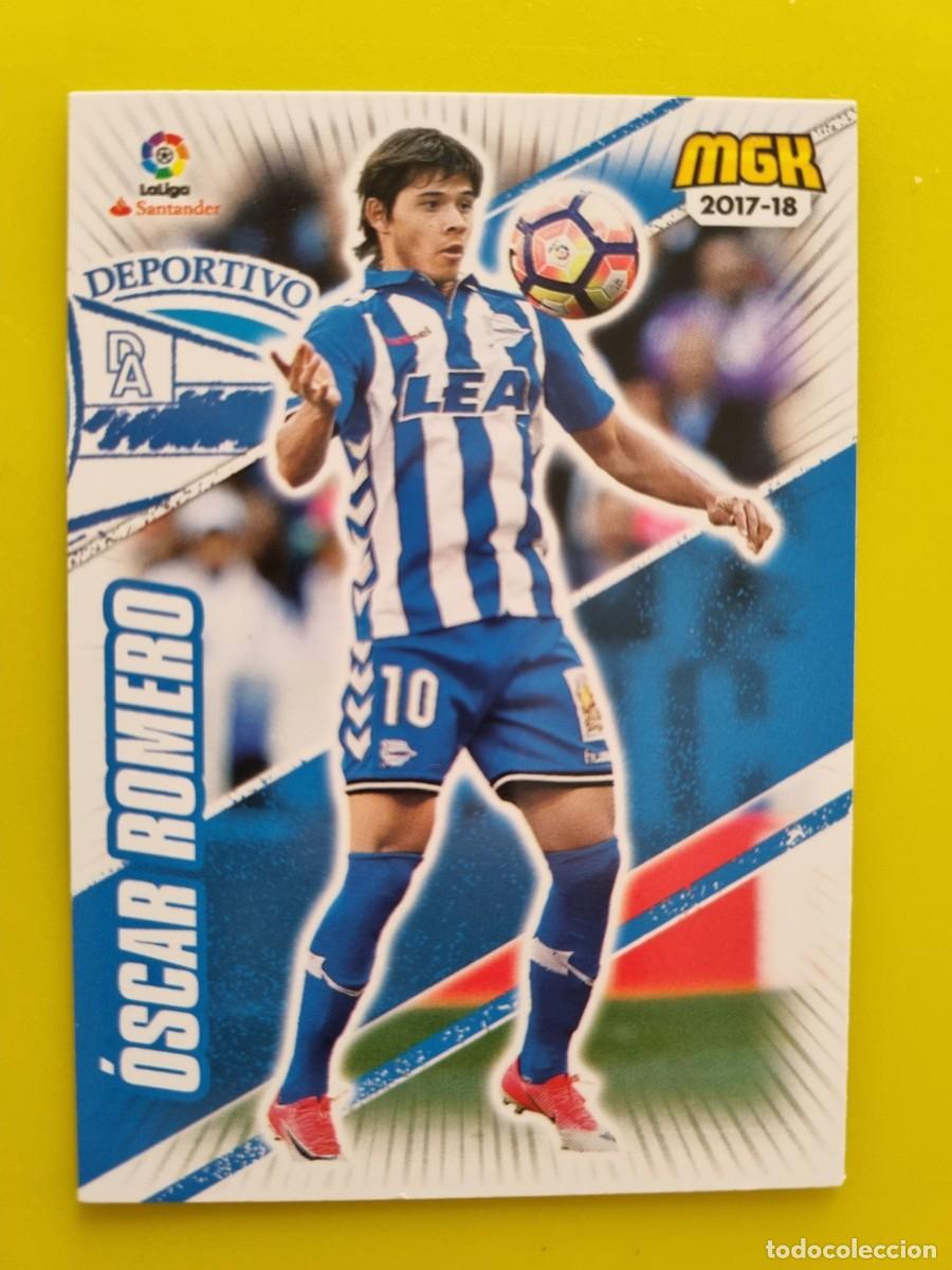 Cromos de f&uacute;tbol: CROMO FUTBOL MEGACRACKS 13 OSCAR ROMERO DPTVO ALAVES 17 18 2017 2018 AR1026
