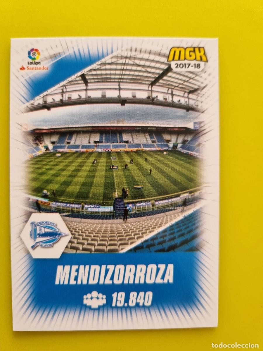 Cromos de f&uacute;tbol: CROMO FUTBOL MEGACRACKS 22 MENDIZORROZA ESTADIO DPTVO ALAVES 17 18 2017 2018 AR1026