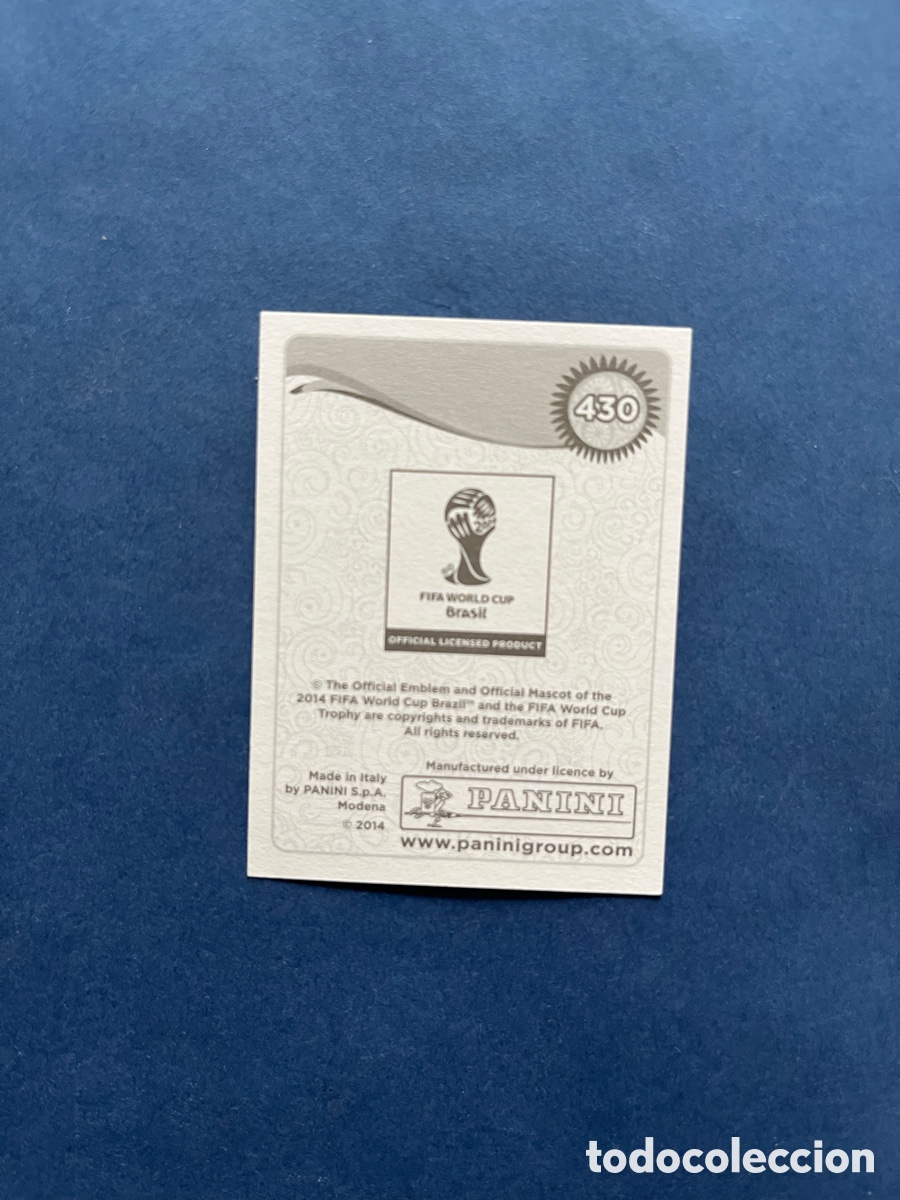 Cromos de f&uacute;tbol: Messi Panini Mundial Brasil 2014 . - Foto 2