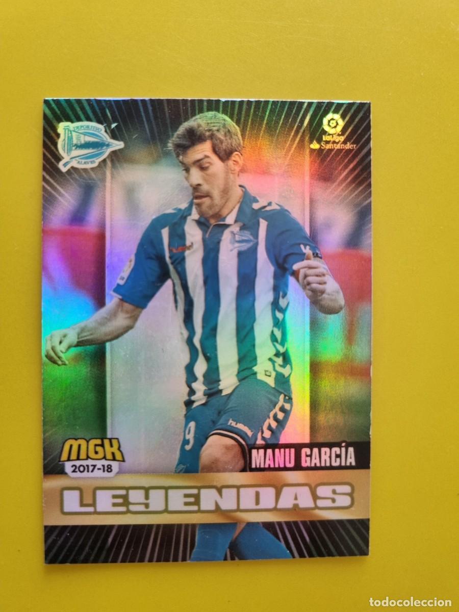 Cromos de f&uacute;tbol: CROMO FUTBOL MEGACRACKS 24 MANU GARCIA LEYENDA DPTVO ALAVES 17 18 2017 2018 AR1026