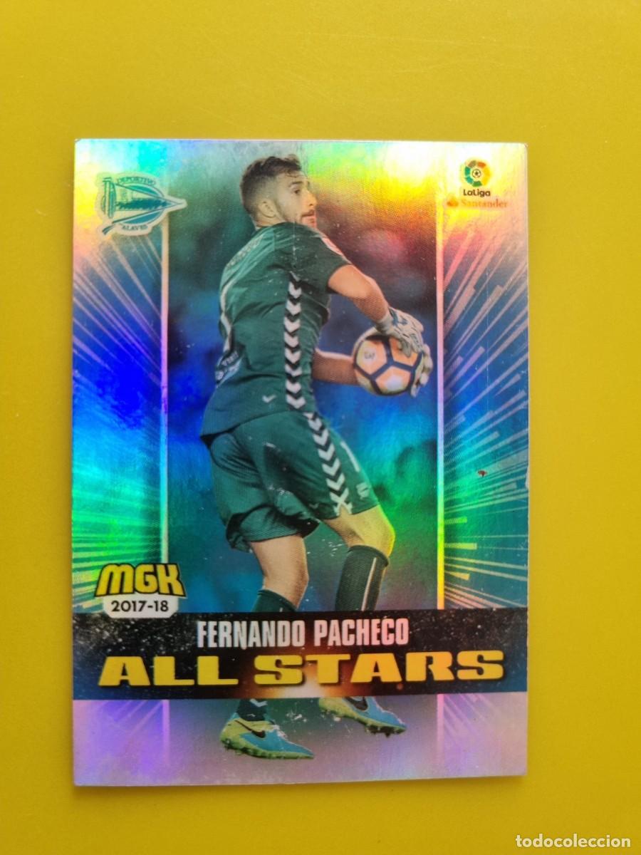Cromos de f&uacute;tbol: CROMO FUTBOL MEGACRACKS 25 FERNANDO PACHECHO ALL STARS DPTVO ALAVES 17 18 2017 2018 AR1026