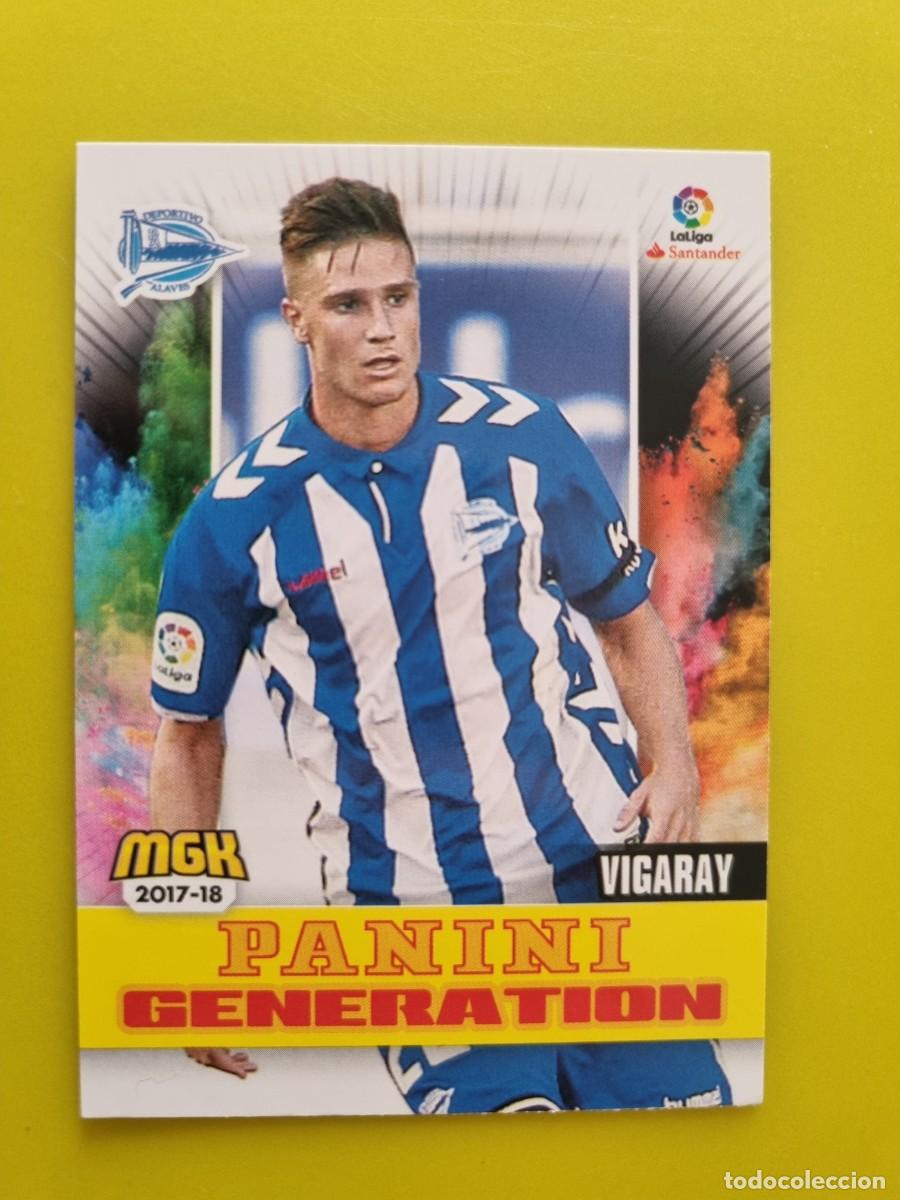 Cromos de f&uacute;tbol: CROMO FUTBOL MEGACRACKS 27 VIGARAY GENERATION DPTVO ALAVES 17 18 2017 2018 AR1026