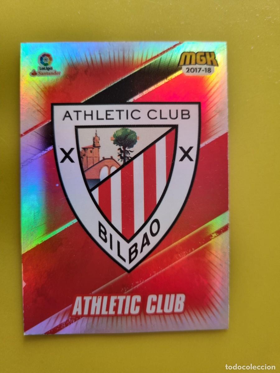 Cromos de f&uacute;tbol: CROMO FUTBOL MEGACRACKS 28 ESCUDO ATH BILBAO 17 18 2017 2018 AR1026