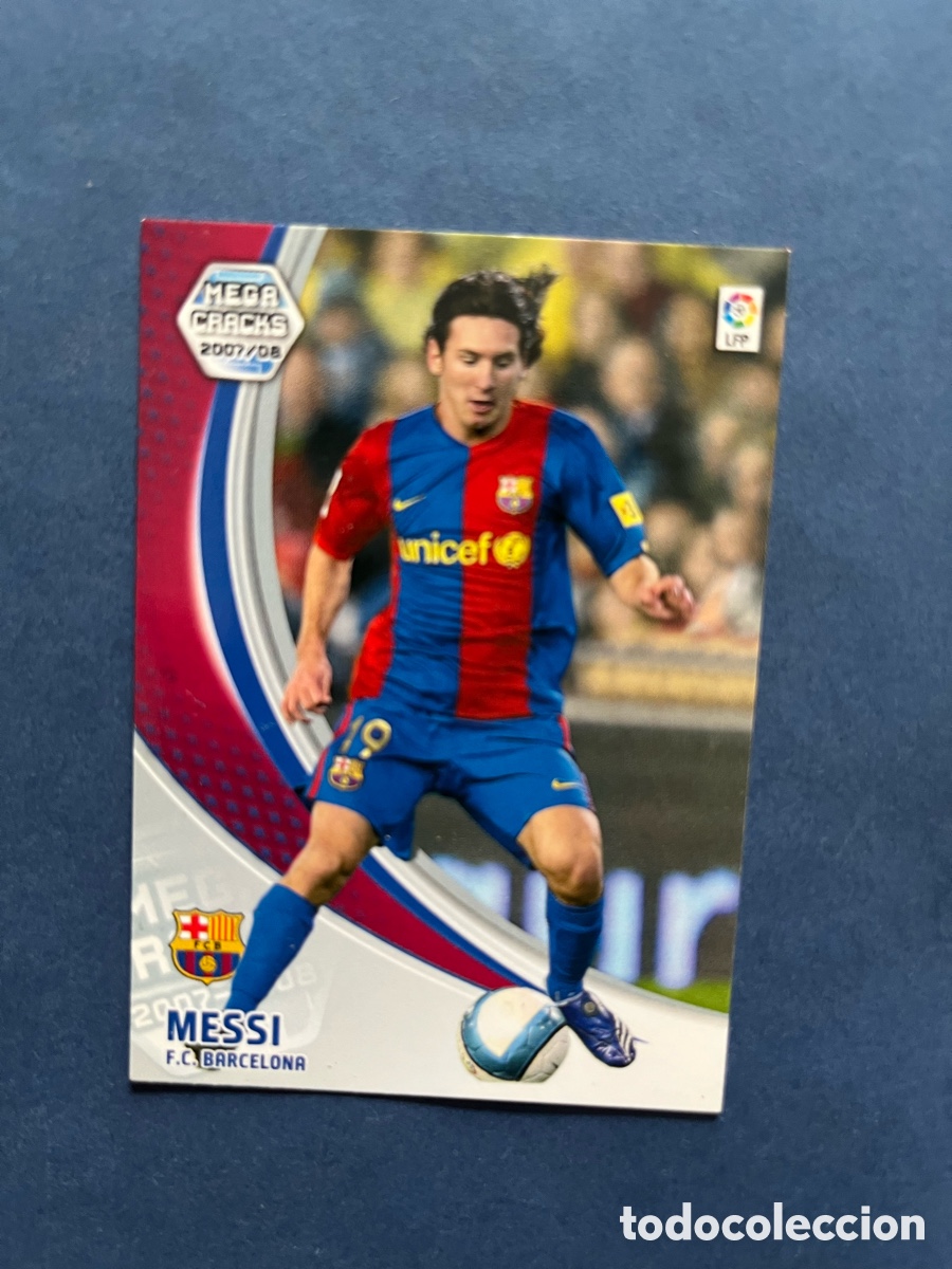 Cromos de f&uacute;tbol: Messi Megacracks Panini 2007-08 .