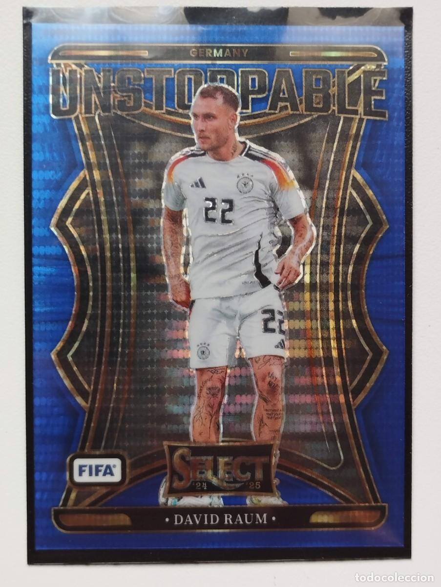 Cromos de f&uacute;tbol: CROMO CARD PANINI PRIZM SELECT FIFA SOCCER 2024 2025 24 25 DAVID RAUM 22 ALEMANIA - AZUL