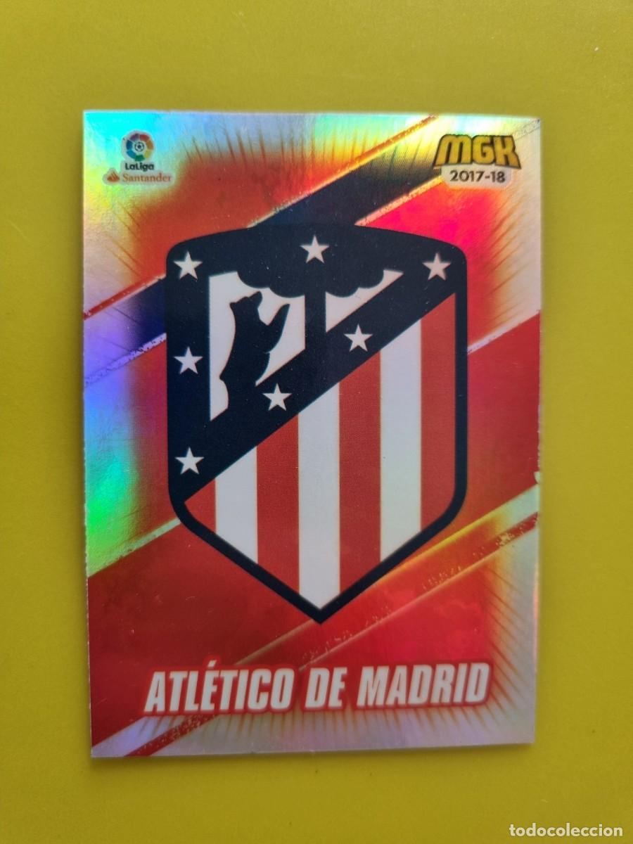 Cromos de f&uacute;tbol: CROMO FUTBOL MEGACRACKS 55 ESCUDO AT DE MADRID 17 18 2017 2018 AR1026