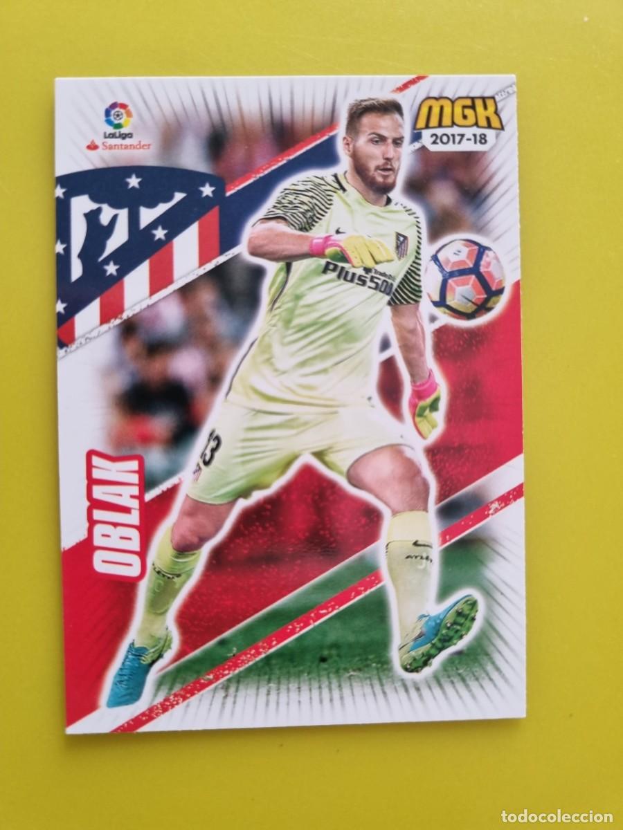 Cromos de f&uacute;tbol: CROMO FUTBOL MEGACRACKS 56 OBLAK AT DE MADRID 17 18 2017 2018 AR1026