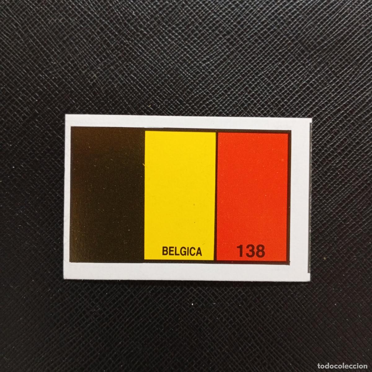 Cromos de f&uacute;tbol: 138 BANDERA BELGICA BARNA MEXICO MUNDIAL 1986 CROMO FUTBOL 86 - SIN PEGAR - A106 PG163