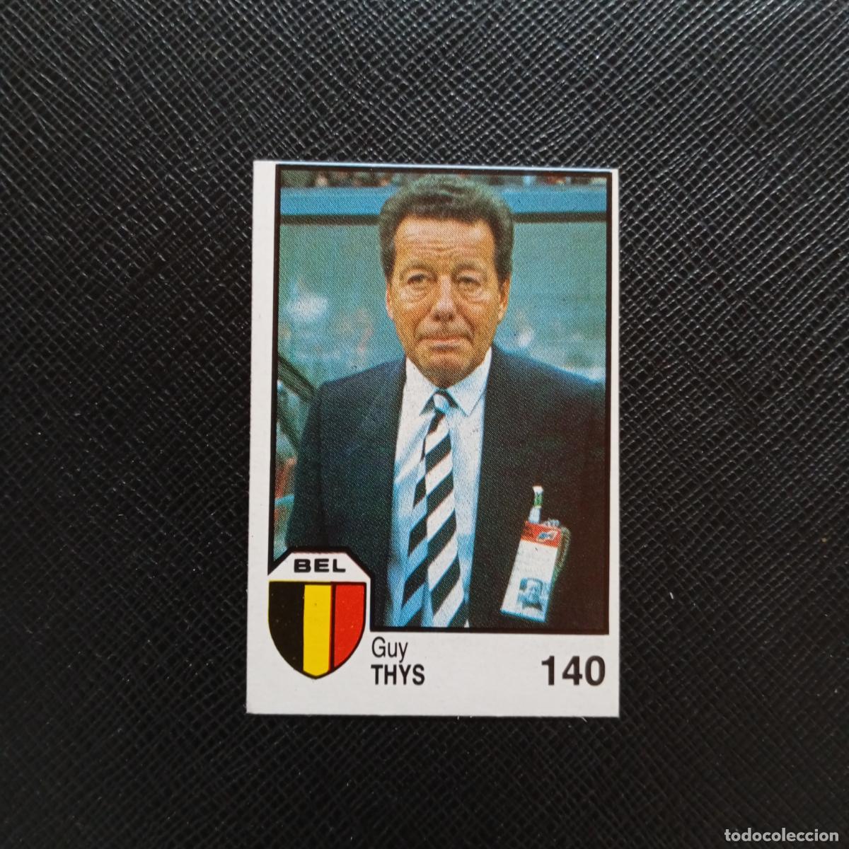 Football Stickers: 140 THYS BELGICA BARNA MEXICO MUNDIAL 1986 CROMO FUTBOL 86 - SIN PEGAR - A106 PG163