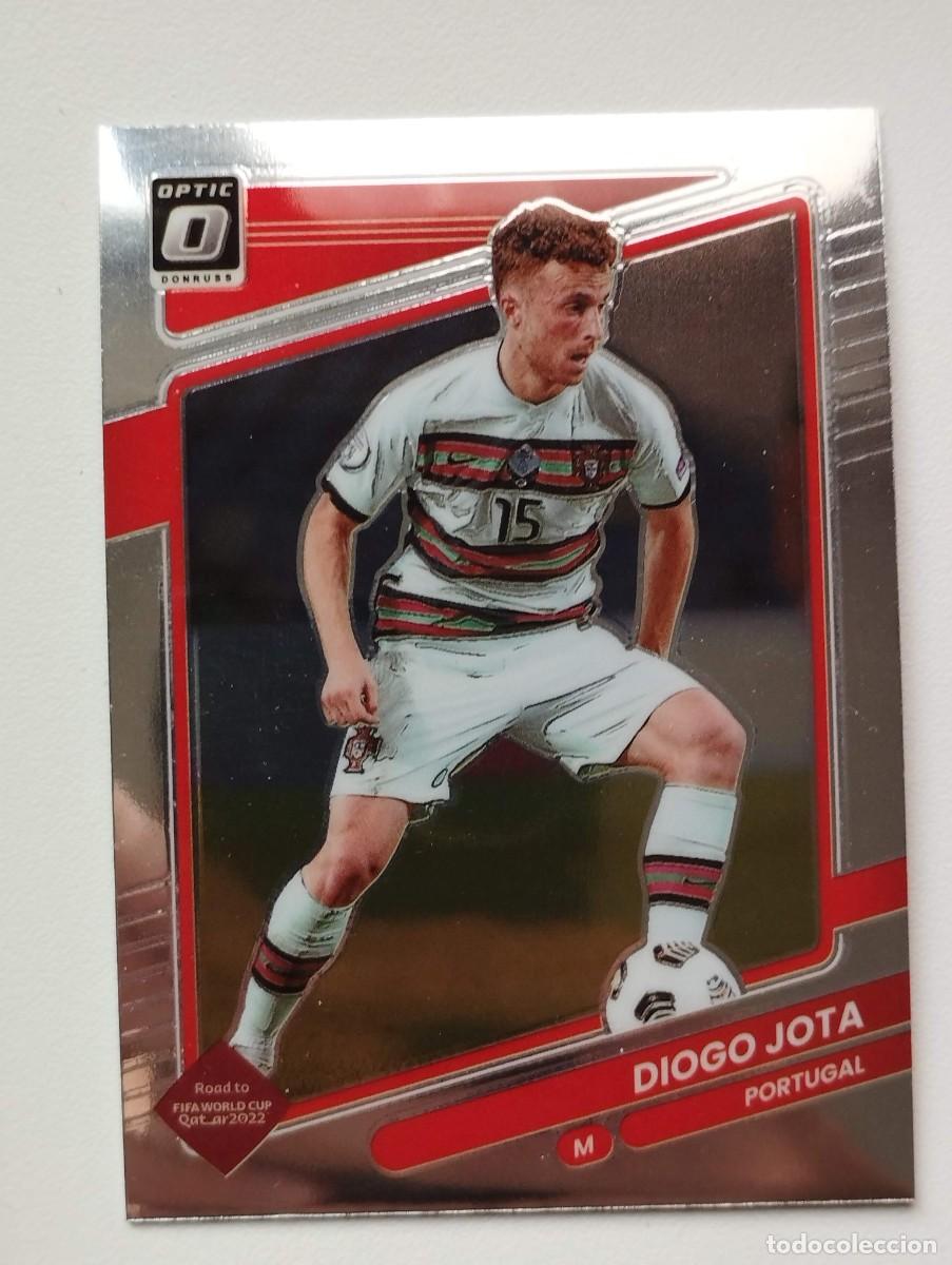 Football Stickers: CROMO CARD PANINI DONRUSS SOCCER 2021 2022 21 22 DIOGO JOTA 120 PORTUGAL - OPTIC