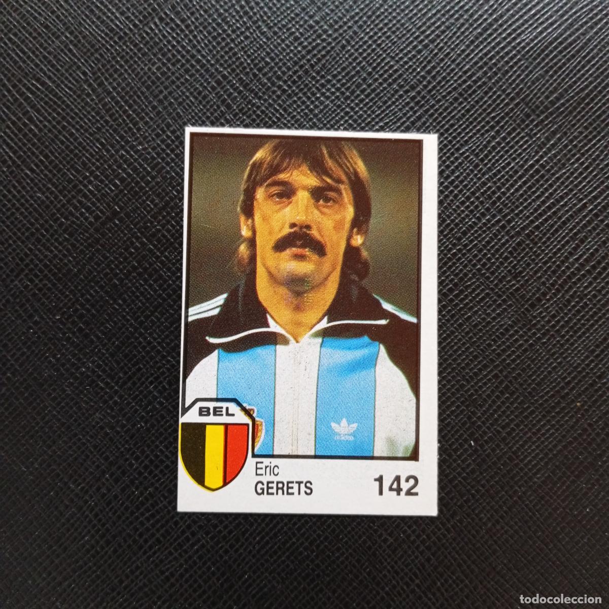 Football Stickers: 142 GERETS BELGICA BARNA MEXICO MUNDIAL 1986 CROMO FUTBOL 86 - SIN PEGAR - A106 PG163