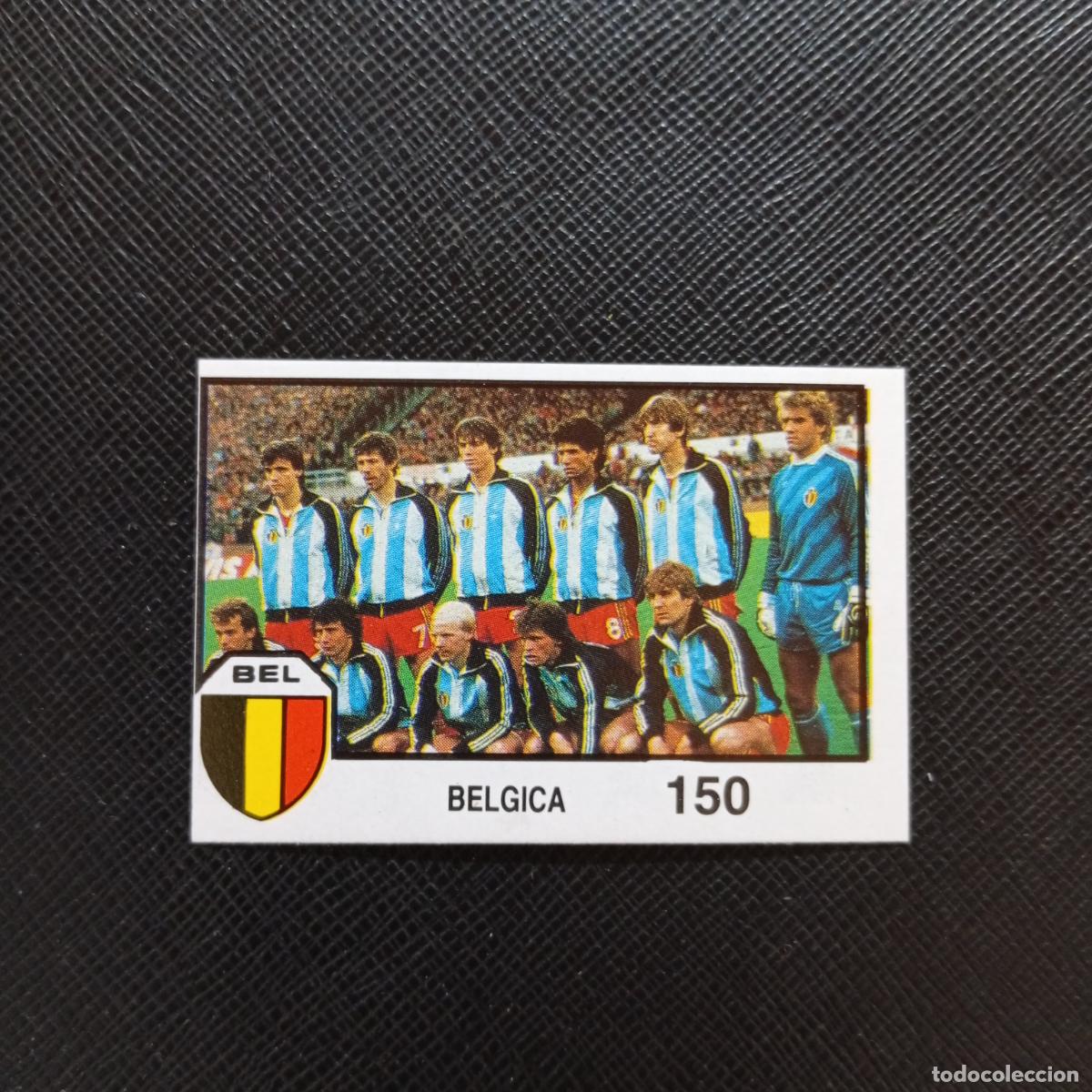 Fu&szlig;ball-Sticker: 150 ALINEACION BELGICA BARNA MEXICO MUNDIAL 1986 CROMO FUTBOL 86 - SIN PEGAR - A106 PG190