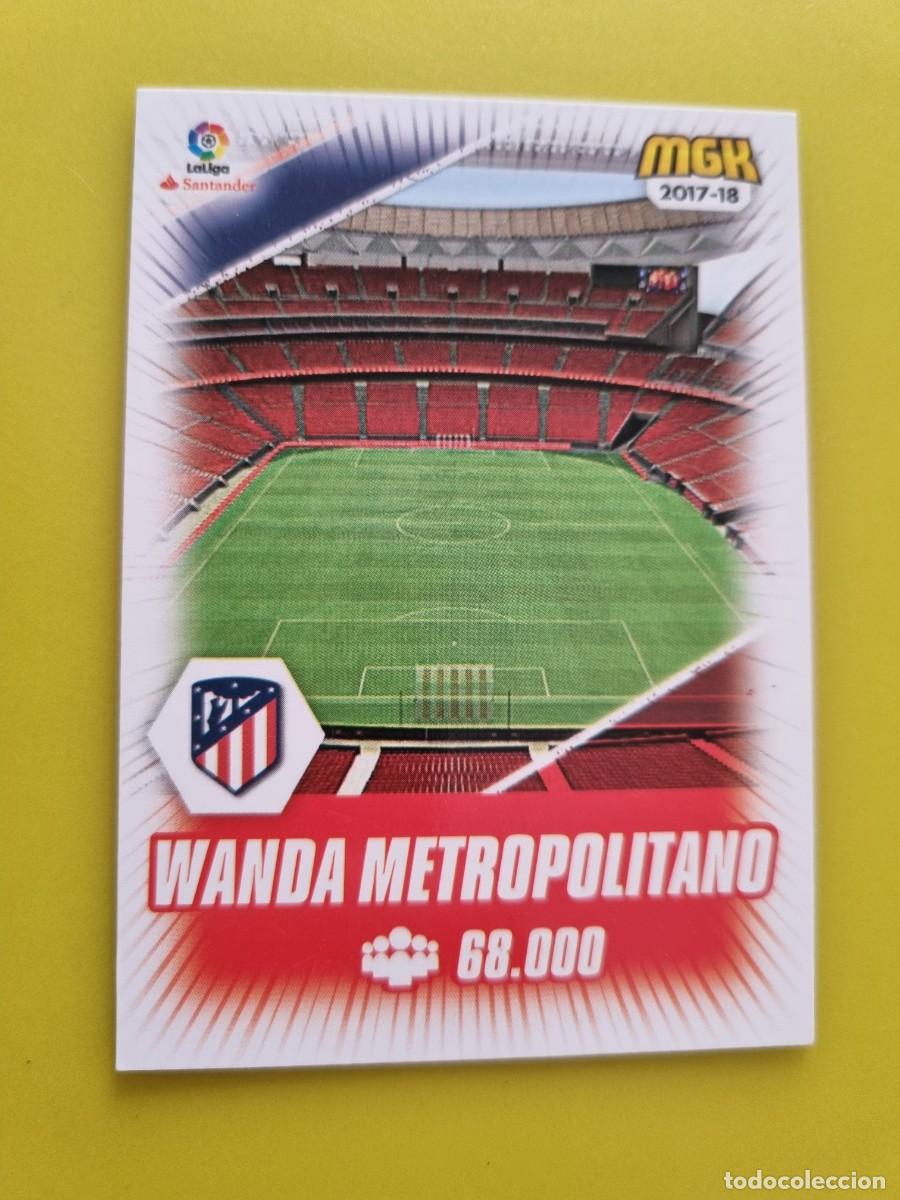 Fu&szlig;ball-Sticker: CROMO FUTBOL MEGACRACKS 76 WANDA METROPOLITANO ESTADIO AT DE MADRID 17 18 2017 2018 AR1026