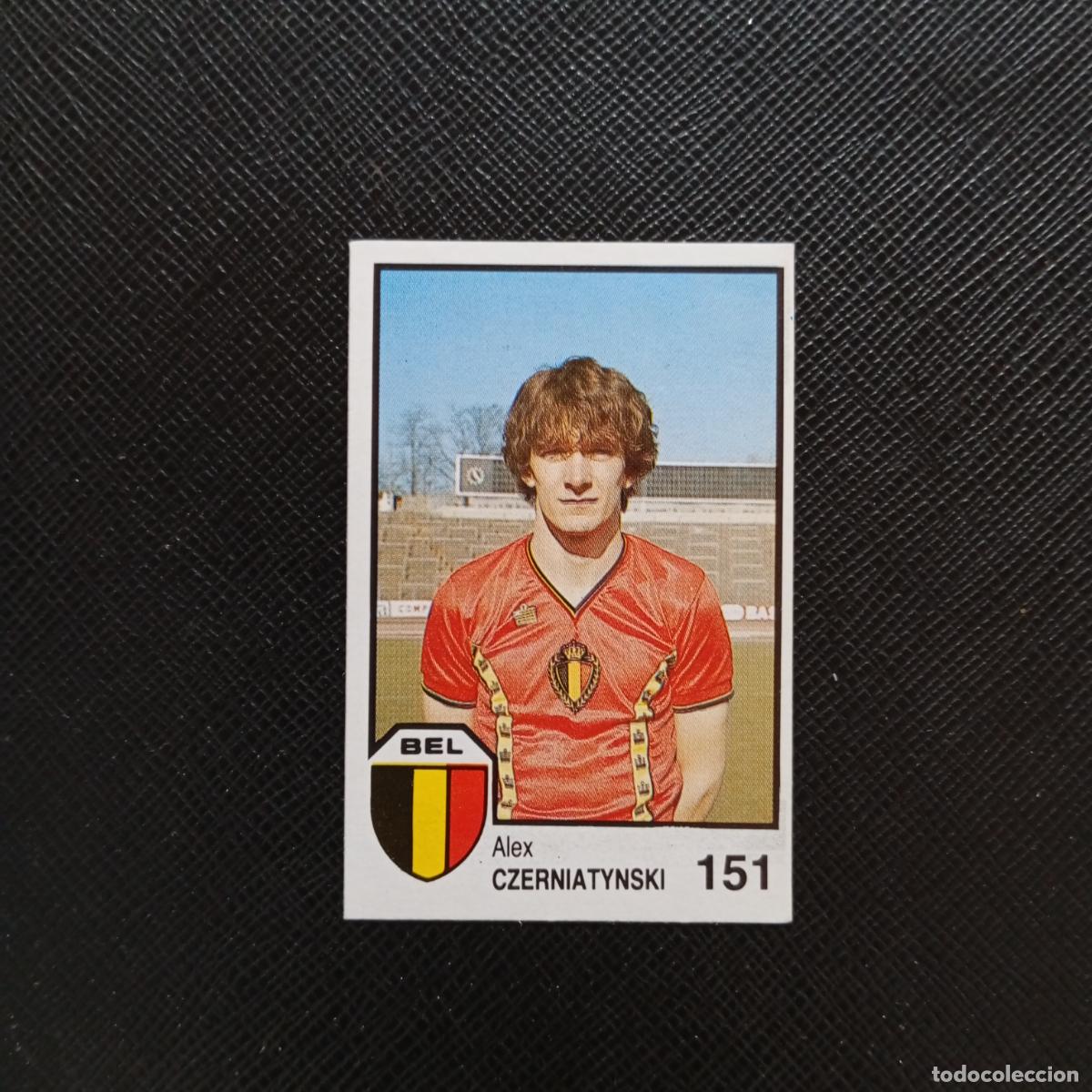 Fu&szlig;ball-Sticker: 151 CZERNIATYNSKI BELGICA BARNA MEXICO MUNDIAL 1986 CROMO FUTBOL 86 - SIN PEGAR - A106 PG190