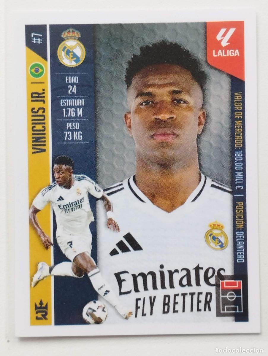 Fu&szlig;ball-Sticker: CROMO STICKER LOS REYES DEL FUTBOL MUNDIAL EDICION 3 REYES - VINICIUS JR VINI 35 REAL MADRID