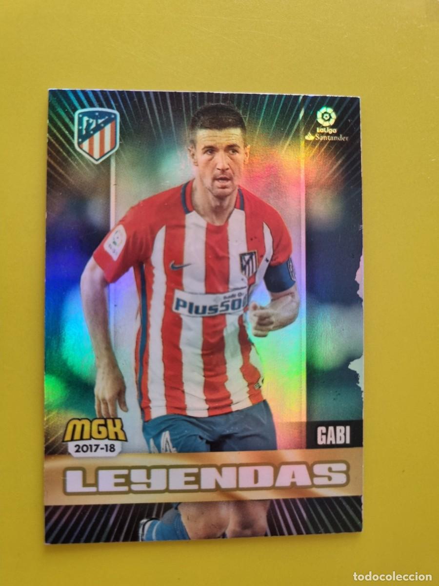 Fu&szlig;ball-Sticker: CROMO FUTBOL MEGACRACKS 78 GABI LEYENDAS AT DE MADRID 17 18 2017 2018 AR1026