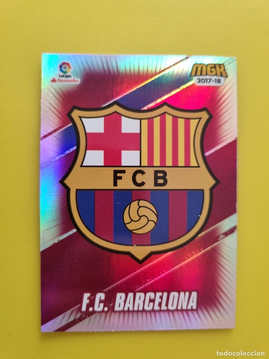 Fu&szlig;ball-Sticker: CROMO FUTBOL MEGACRACKS 82 ESCUDO FC BARCELONA 17 18 2017 2018 AR1026
