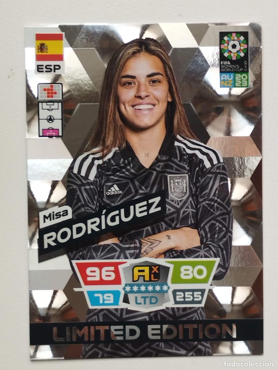 Football Stickers: CROMO CARD ADRENALYN FIFA WOMENS WORLD CUP 2023 MUNDIAL FEMENINO MISA RODRIGUEZ LIMITED EDITION