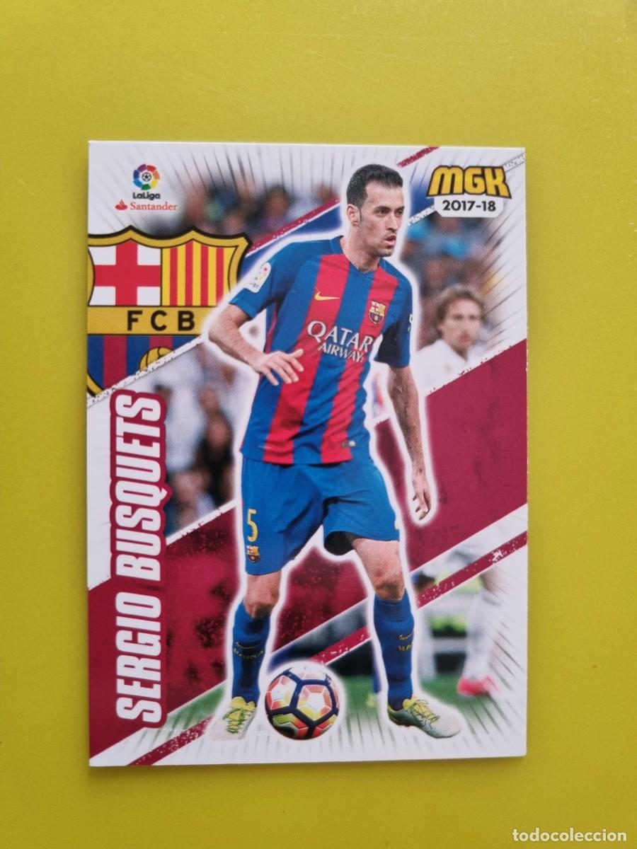 Football Stickers: CROMO FUTBOL MEGACRACKS 90 SERGIO BUSQUET FC BARCELONA 17 18 2017 2018 AR1026