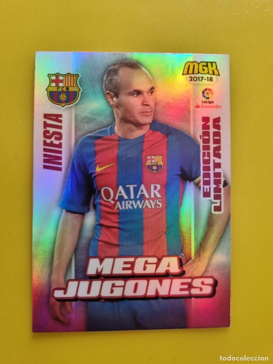Football Stickers: CROMO FUTBOL MEGACRACKS 94B INIESTA JUGONES FC BARCELONA 17 18 2017 2018 AR1026