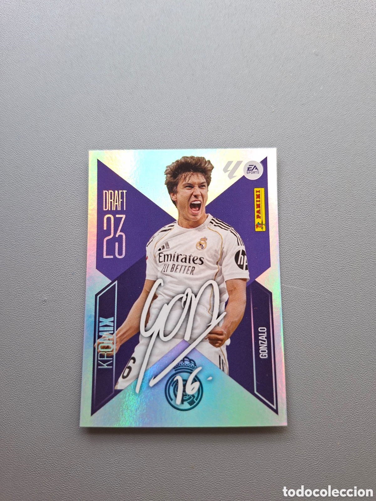 Cromos de f&uacute;tbol: Gonzalo Kromix K9 Real Madrid - Liga Este 2026 2027 26 27