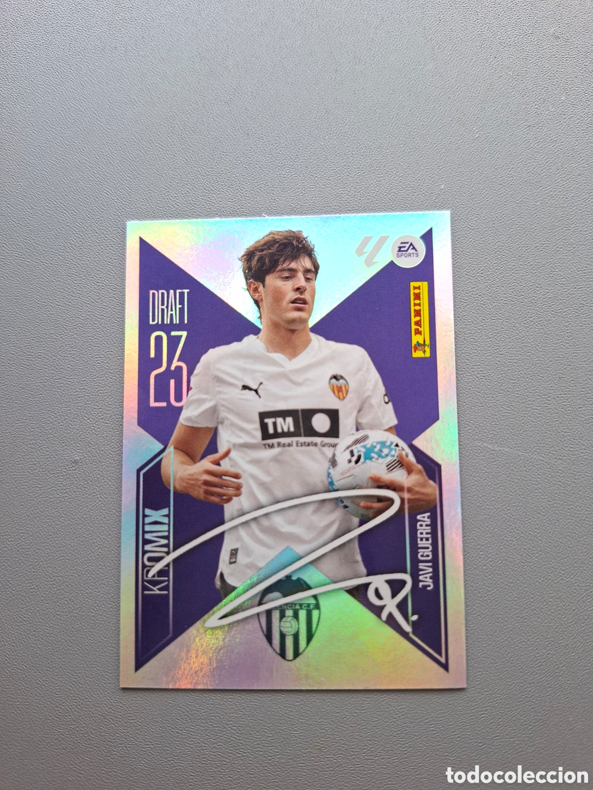 Cromos de f&uacute;tbol: Javi Guerra Kromix K12 Valencia - Liga Este 2026 2027 26 27