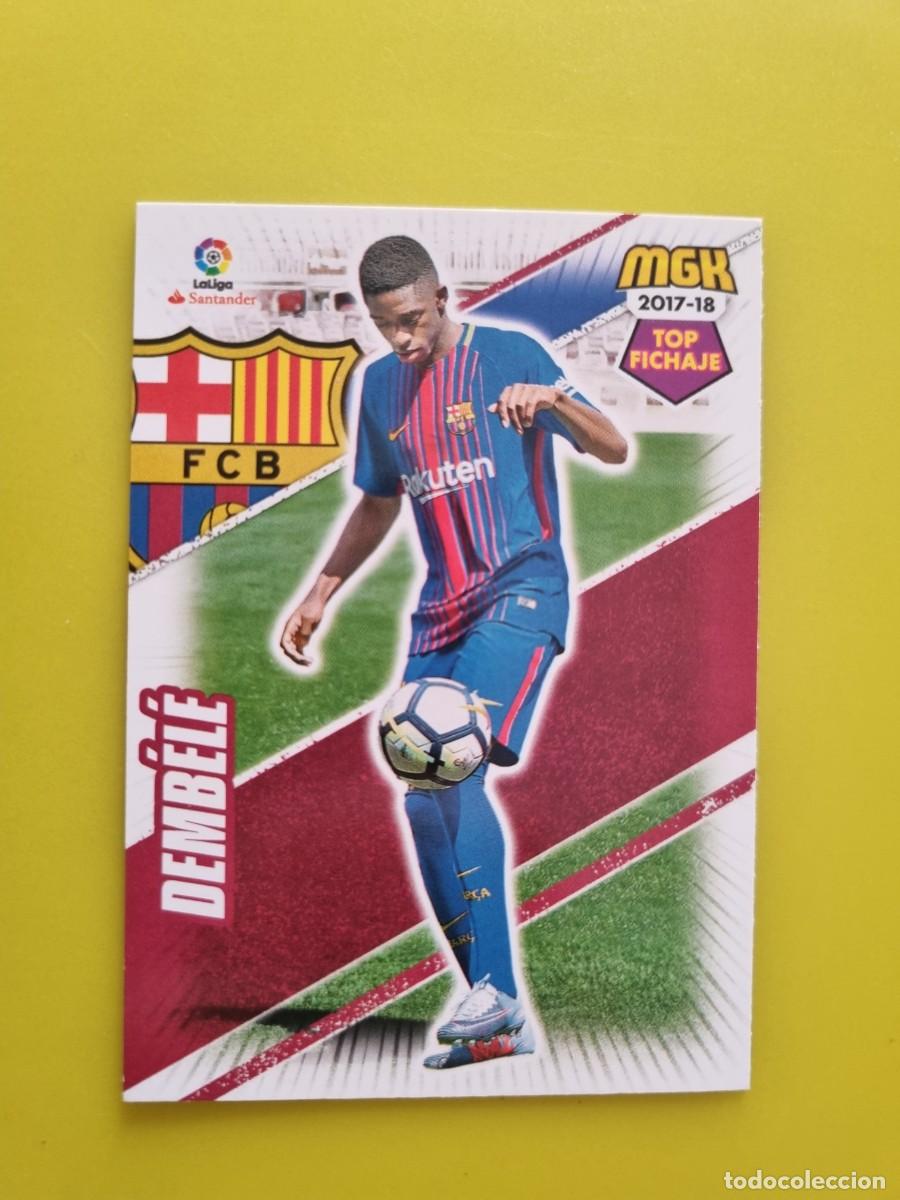 Cromos de f&uacute;tbol: CROMO FUTBOL MEGACRACKS 102 DEMBELE FC BARCELONA 17 18 2017 2018 AR1026