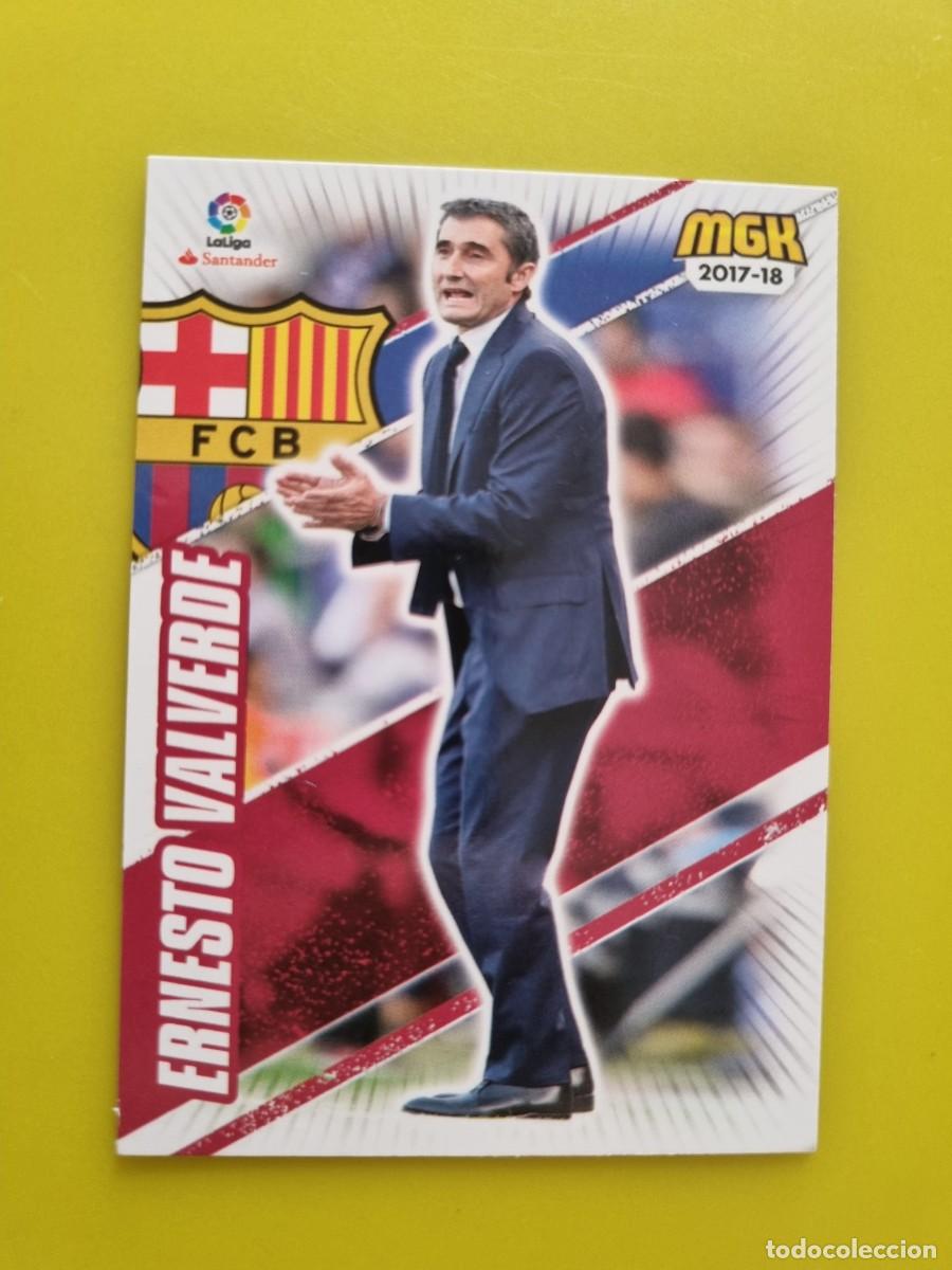 Cromos de f&uacute;tbol: CROMO FUTBOL MEGACRACKS 104 ERNESTO VALVERDE ENTRENADOR FC BARCELONA 17 18 2017 2018 AR1026