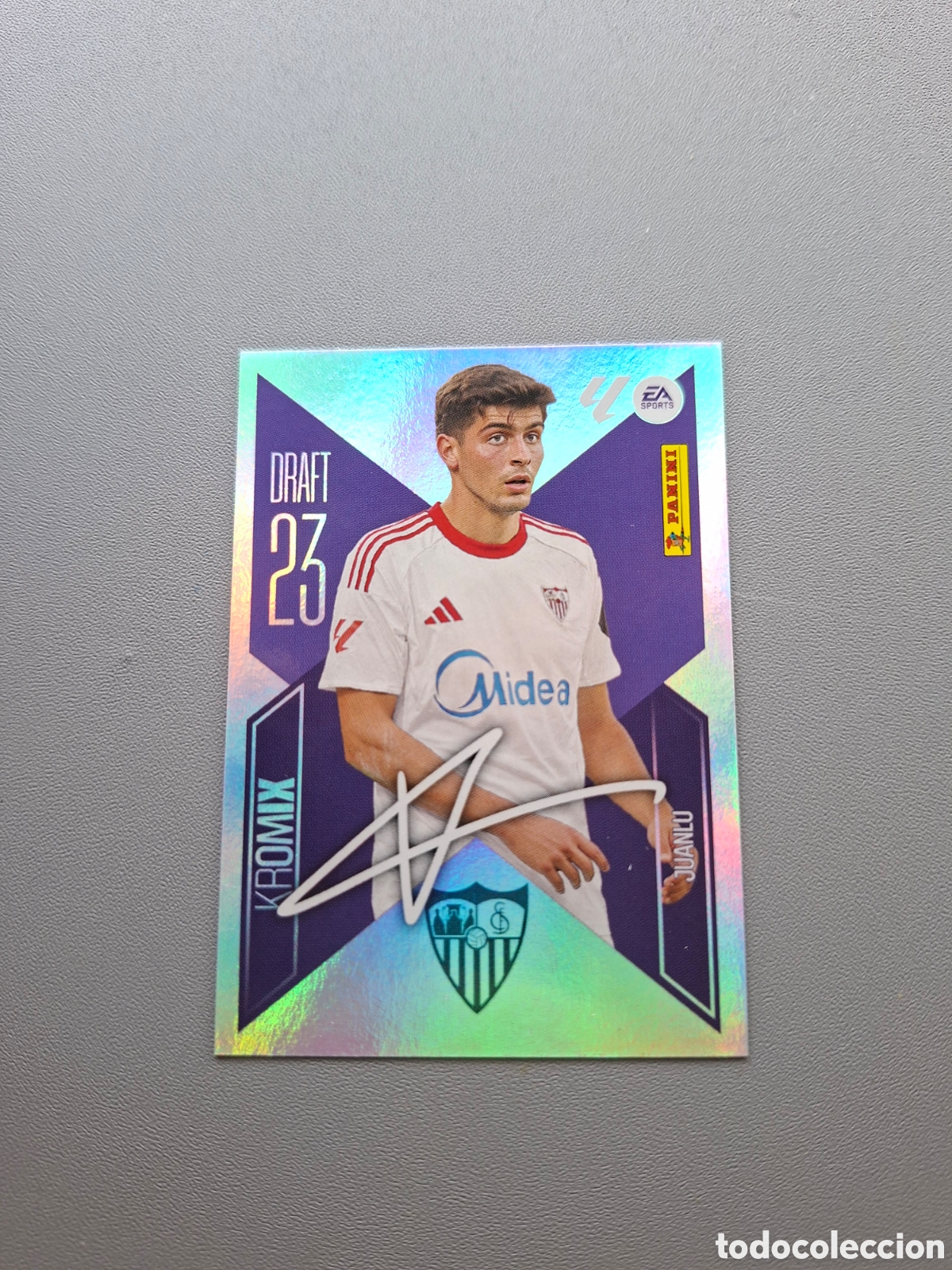 Cromos de f&uacute;tbol: Juanlu Kromix K14 Sevilla - Liga Este 2026 2027 26 27