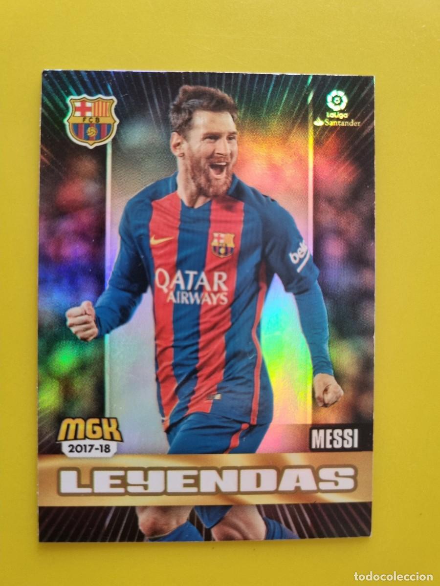 Cromos de f&uacute;tbol: CROMO FUTBOL MEGACRACKS 105 MESSI LEYENDAS FC BARCELONA 17 18 2017 2018 AR1026