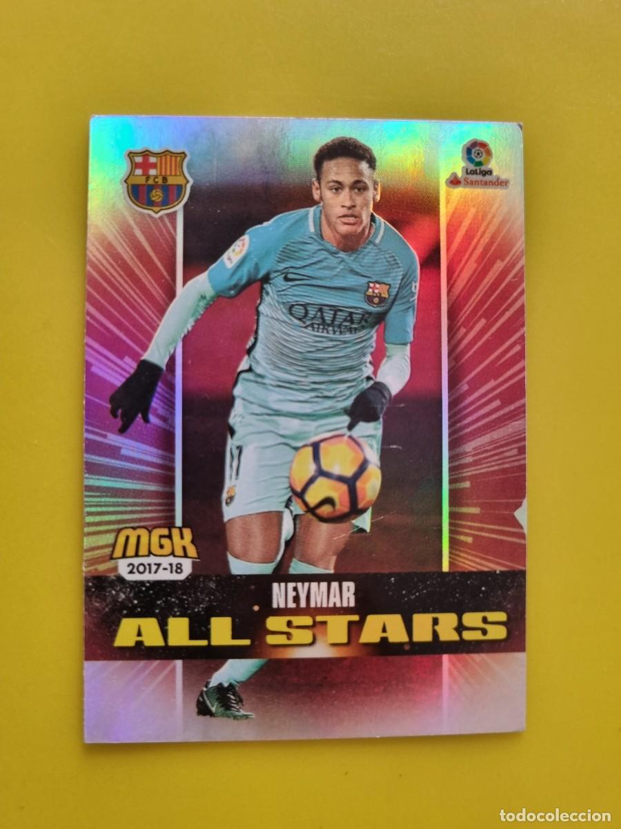 Cromos de f&uacute;tbol: CROMO FUTBOL MEGACRACKS 107 NEYMAR ALL STARS FC BARCELONA 17 18 2017 2018 AR1026