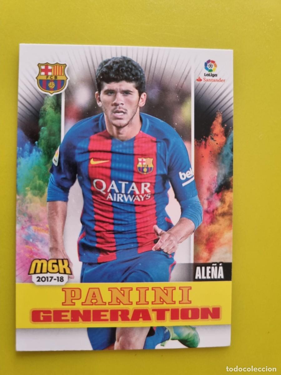 Cromos de f&uacute;tbol: CROMO FUTBOL MEGACRACKS 108 ALE&Ntilde;A GENERATION FC BARCELONA 17 18 2017 2018 AR1026